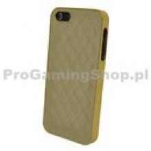 BACK COVER TRIANGLE PU GOLDEN + GOLDEN LATERAL IPHONE 5