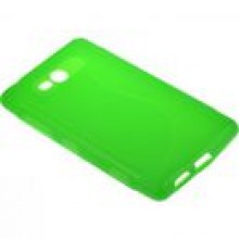 BACK CASE S-LINE NOKIA LUMIA 820 - ZIELONY + FOL