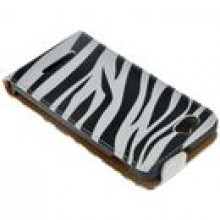 ETUI SLIM DESIGN SONY XPERIA M - 3 ZEBRA + FOLIA + RYSIK