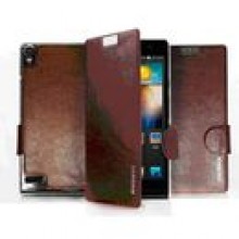 Etui Fashion Huawei P6 brzowe