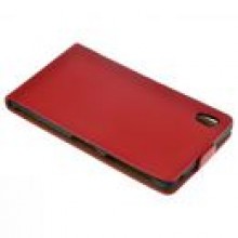 ETUI SLIM SONY XPERIA Z1 - CZERWONY + FOLIA + RYSIK
