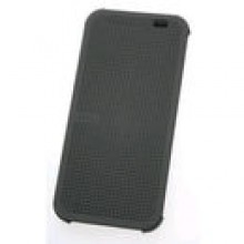HTC M100 Dot View etui do One M8 (szare) - szare