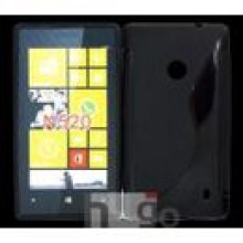 FUTERA BACK CASE S-LINE NOKIA LUMIA 520 CZARNY