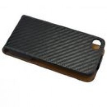 Kabura SLIM Apple iPhone 4S  /  4G - CARBON + FOLIA + RYSIK