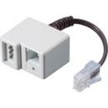 Adapter ISDN, wtyk RJ45  /  zcze TAE-N, gniazdo RJ11