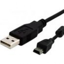 Kabel 4WORLD Mini USB M / M 1.8 m ferryt