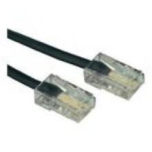 Kabel ISDN 4-yowy, RJ45, 3 m, czarny