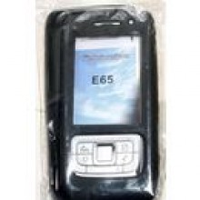 RUBBER CASE Z SZYBK� NOKIA E65 CZARNY