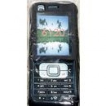 RUBBER CASE Z SZYBK� NOKIA 6120 CZARNY