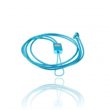 Krusell Neckstrap stalowy niebieski