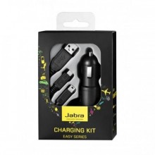 adowarka samochodowa Jabra + 2 kable USB [5707055015236]
