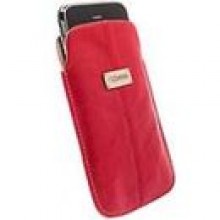 Krusell Luna mobile pouch L Red / Sand sk�ra