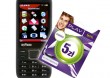 Telefon 6500 METRO czerwony z karta startow Play Fresh 5, myPhone