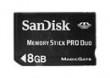 8 GB - SanDisk Memory Stick PRO Duo karta pamici