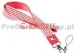 Breeze Krusell Neck pasek, czerwony/biay