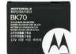 Oryginalna bateria Motorola BK70