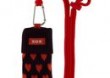 SOX etui do telefonu serca czarne (616)
