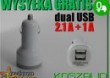 �adowarka samochodowa USB MOTOROLA MILESTONE  /  2 3