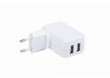 adowarka adapter napicia 220V->USB X2 2.1A White