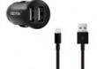 adowarka samochodowa Dual USB 2.1A z kablem Lightning