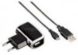 Hama micro usb set, adowarka usb + kabel