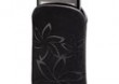 FUTERA GSM VELVET M KWIATY CZARNY