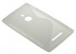 BACK CASE S-LINE NOKIA LUMIA 925 - TRANSPARENT + FOL