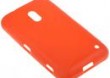 BACK CASE S-LINE NOKIA LUMIA 620 - POMARA�CZOWY + FOLIA