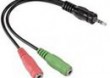 Adapter HAMA Jack 3.5mm 4pin wtyk - 2xJack 3.5mm gniazdo