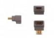 Adapter BRIDGE HDMI wtyk - HDMI gniazdo k�towy