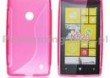 Puzdro silikonov� pre Nokia Lumia 520, Pink