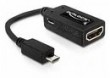 Adapter MHL mski -> HDMI eski + USB micro eski