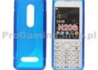 Puzdro silikonov pre Nokia Asha 206, Blue