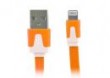 Paski kabel USB lightning do iPhone 5 pomaraczowy