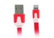 Paski kabel USB lightning do iPhone 5 czerwony