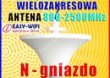 ANTENA SUFITOWA 800-2500MHz N gniazdo GSM 3G UMTS