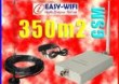 NOWY WZMACNIACZ SYGNAU ZASIGU GSM 350 m2 +ANTENY