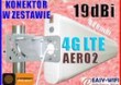 ANTENA 3G 4G HSPA+ LTE 19dBi HUAWEI E398 ZTE 10m