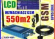 WZMACNIACZ ZASIGU SYGNAU GSM LCD 2xANTENA 550m2