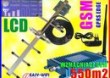 WZMACNIACZ ZASIGU SYGNAU GSM LCD 550m2 2x ANTENA