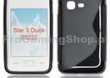 Puzdro silikonov pre Samsung Star 3 - S5220 a S5222, Black