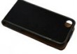 Kabura SLIM Apple iPhone 4S  /  4G - CZARNY + FOLIA + RYSIK