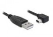 Kabel USB A(M)->Mini USB BM5P(M) ktowy 2m