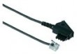 Kabel ISDN, NTBA, SPLITTER, 10 m, czarny