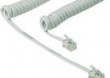 Kabel telefoniczny spiralny 4-yowy, 4 m, biay